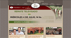 Desktop Screenshot of estebanabelenda.com.ar